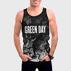 Майка-безрукавка мужская Green Day black graphite, цвет: 3D-черный — фото 2