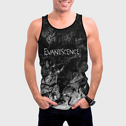 Майка-безрукавка мужская Evanescence black graphite, цвет: 3D-черный — фото 2