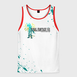 Майка-безрукавка мужская Final fantasy неон, цвет: 3D-красный