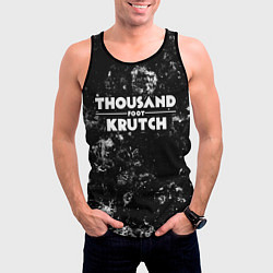 Майка-безрукавка мужская Thousand Foot Krutch black ice, цвет: 3D-черный — фото 2