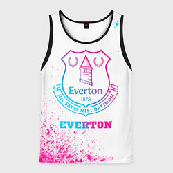 Майка-безрукавка мужская Everton neon gradient style, цвет: 3D-черный