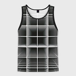 Мужская майка без рукавов Кубический каркас