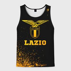 Майка-безрукавка мужская Lazio - gold gradient, цвет: 3D-черный