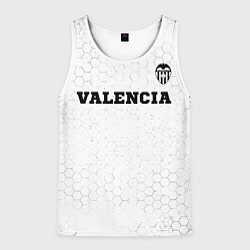 Мужская майка без рукавов Valencia sport на светлом фоне посередине