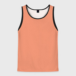 Мужская майка без рукавов Насыщенный персиковый текстурированный