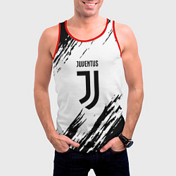 Майка-безрукавка мужская Juventus краски, цвет: 3D-красный — фото 2