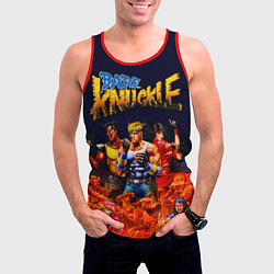 Майка-безрукавка мужская Bare knuckle - streets of rage, цвет: 3D-красный — фото 2