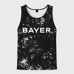 Майка-безрукавка мужская Bayer 04 black ice, цвет: 3D-черный