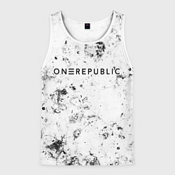 Майка-безрукавка мужская OneRepublic dirty ice, цвет: 3D-белый