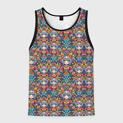 Мужская майка без рукавов Аниме персонаж паттерн