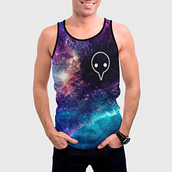 Майка-безрукавка мужская Evangelion space anime, цвет: 3D-черный — фото 2