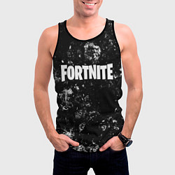 Майка-безрукавка мужская Fortnite black ice, цвет: 3D-черный — фото 2