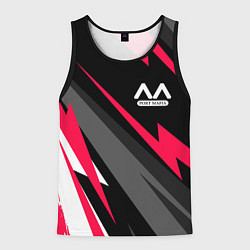 Майка-безрукавка мужская Bungo Stray Dogs electro lines, цвет: 3D-черный