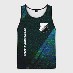 Мужская майка без рукавов Hoffenheim glitch blue