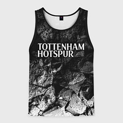 Майка-безрукавка мужская Tottenham black graphite, цвет: 3D-черный