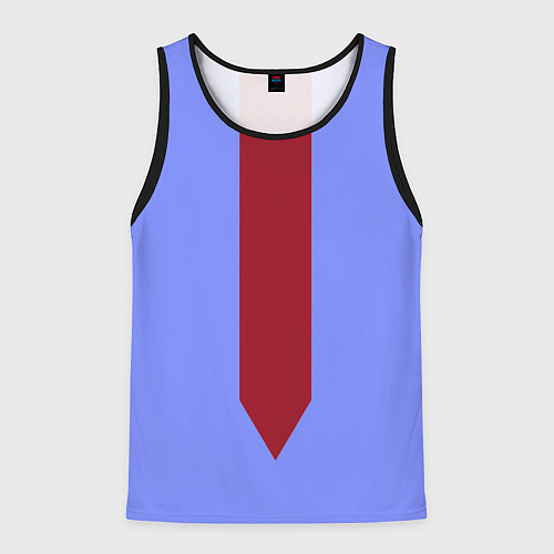 Мужская майка без рукавов Красная стрелка / 3D-Черный – фото 1