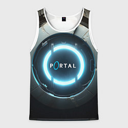 Мужская майка без рукавов Portal logo game