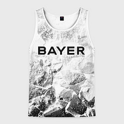 Майка-безрукавка мужская Bayer 04 white graphite, цвет: 3D-белый