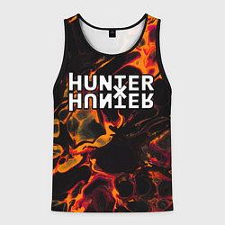 Майка-безрукавка мужская Hunter x Hunter red lava, цвет: 3D-черный