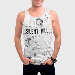Майка-безрукавка мужская Silent Hill dirty ice, цвет: 3D-белый — фото 2