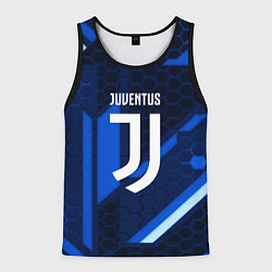 Майка-безрукавка мужская Juventus sport geometry steel, цвет: 3D-черный