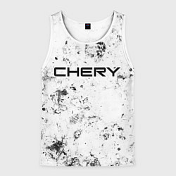 Майка-безрукавка мужская Chery dirty ice, цвет: 3D-белый