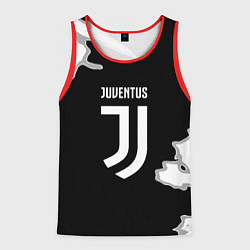 Майка-безрукавка мужская Juventus fc краски, цвет: 3D-красный