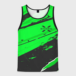 Майка-безрукавка мужская Exeed sport green, цвет: 3D-черный