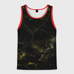 Мужская майка без рукавов Потертая желтая текстура