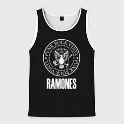 Мужская майка без рукавов Ramones rock logo