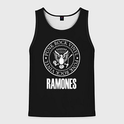 Мужская майка без рукавов Ramones rock logo