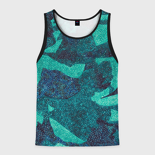 Мужская майка без рукавов Fartech / 3D-Черный – фото 1