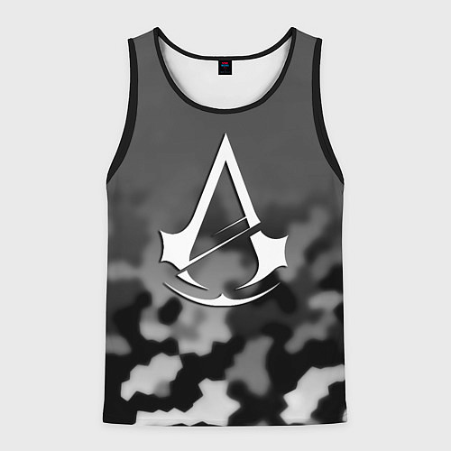 Мужская майка без рукавов Assassins Creed game / 3D-Черный – фото 1