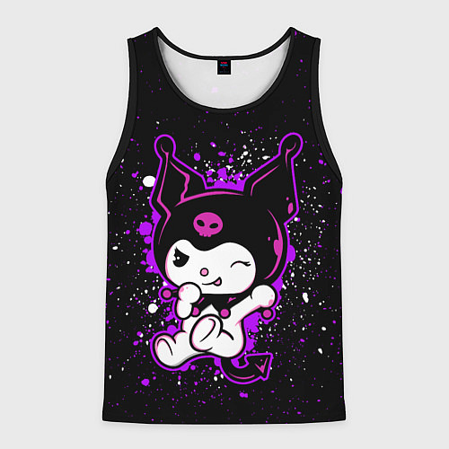 Мужская майка без рукавов Куроми / 3D-Черный – фото 1