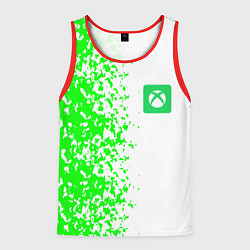 Мужская майка без рукавов Xbox кислотные зеленые краски