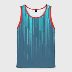 Мужская майка без рукавов Абстракция вертикальные линии