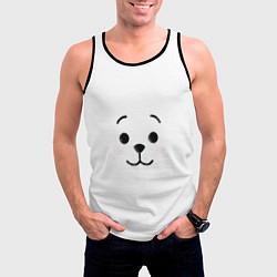 Майка-безрукавка мужская BT21 RJ, цвет: 3D-черный — фото 2