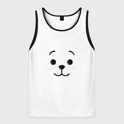 Майка-безрукавка мужская BT21 RJ, цвет: 3D-черный