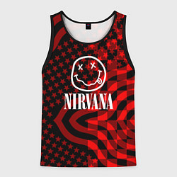 Мужская майка без рукавов Nirvana star pattern