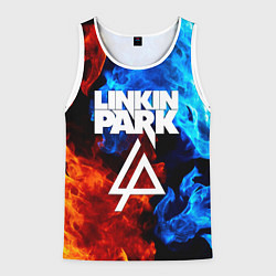 Мужская майка без рукавов Linkin park битва огней
