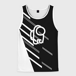 Майка-безрукавка мужская Among us pattern sport, цвет: 3D-белый