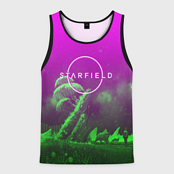 Майка-безрукавка мужская Starfield space rpg, цвет: 3D-черный