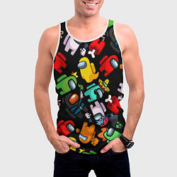 Майка-безрукавка мужская Персонажи игры Амонгас, цвет: 3D-белый — фото 2