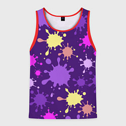 Мужская майка без рукавов Крупные кляксы