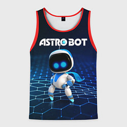 Майка-безрукавка мужская Астро бот, цвет: 3D-красный