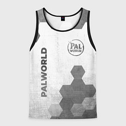 Майка-безрукавка мужская Palworld - white gradient вертикально, цвет: 3D-черный