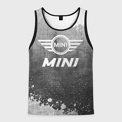 Майка-безрукавка мужская Mini - grey gradient, цвет: 3D-черный