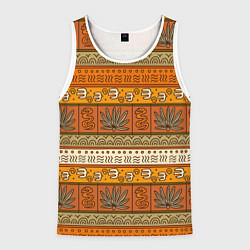 Мужская майка без рукавов В африканском стиле