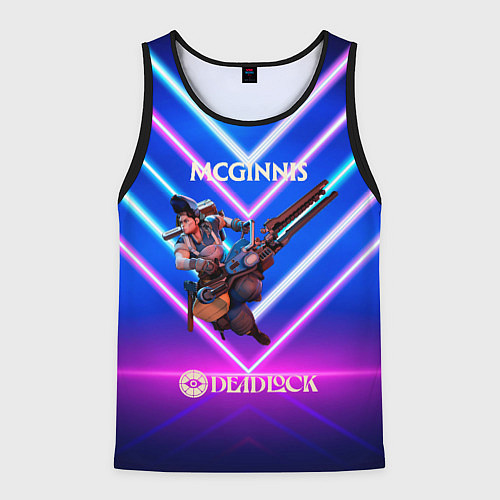 Мужская майка без рукавов McGinnis Deadlock / 3D-Черный – фото 1