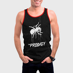 Майка-безрукавка мужская The prodigy remix, цвет: 3D-красный — фото 2